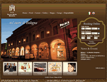 Tablet Screenshot of hotelpalacebologna.com